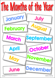 Months of the Year