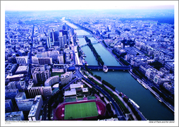 View of Paris and the Seine