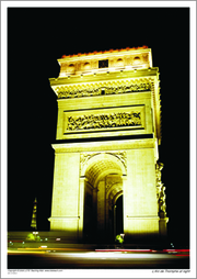 L'Arc de Triomphe at night