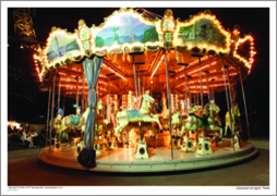 Carousel at night, Paris