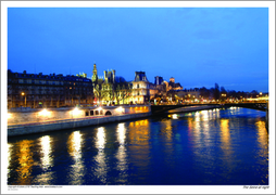 The Seine at night