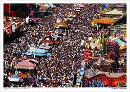 Crowds at Oktoberfest