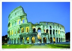 Colosseum at night, Rome