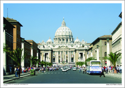 View of St Peter's Rome