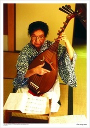 Five string biwa