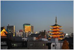 Temple in Asakusa, Tokyo