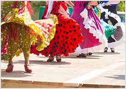 Flamenco skirts