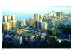 Harbour and bullring, Malaga