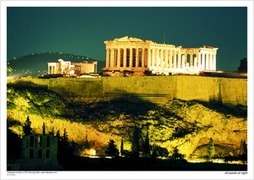 Acropolis at night